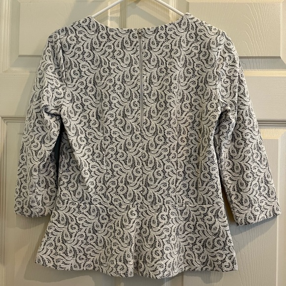 J. CREW lace peplum top - Picture 7 of 9
